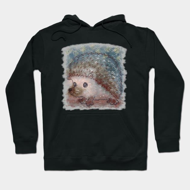 Hedgehog graffiti Hoodie by sanogawa